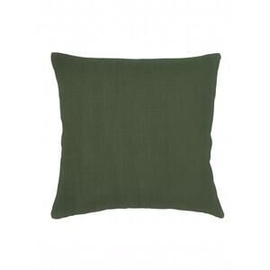 Phantoscope Pack 2 Farmhouse Decorative Throw Pillow Covers Dark Green 18"x18"